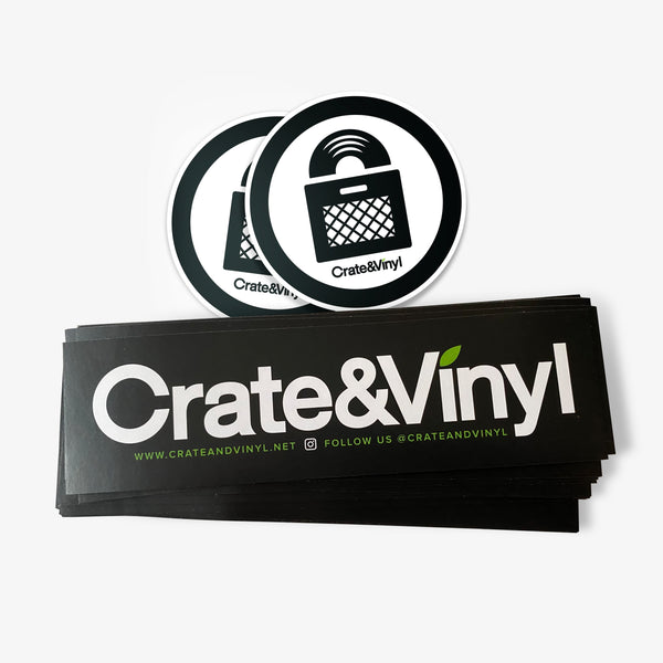 Crate&Vinyl Logo Sticker Pack