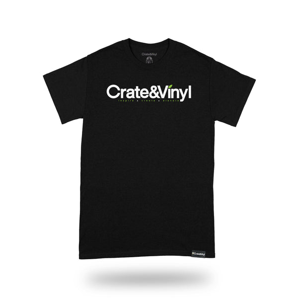 T-Shirt - Crate&Vinyl Original - Black